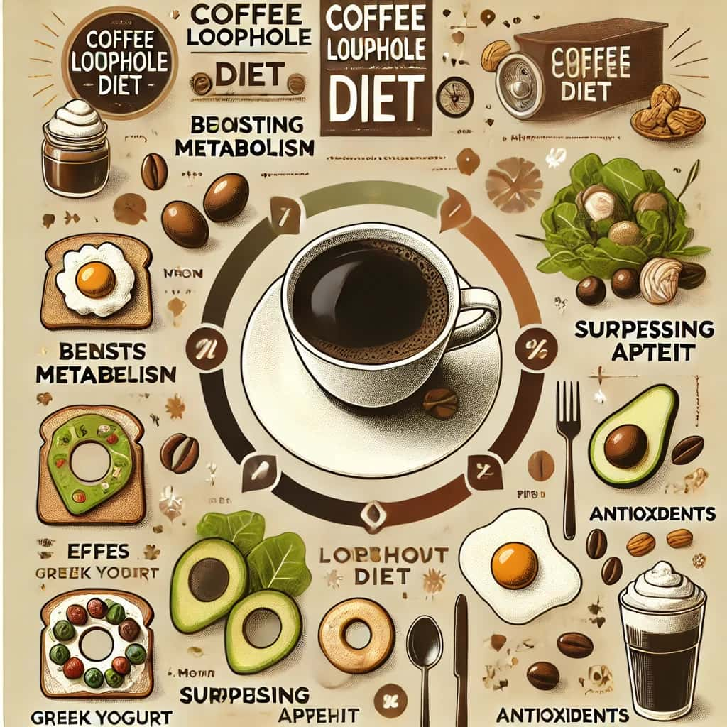 A poster of a Coffee Loophole Diet